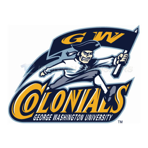 George Washington Colonials Logo T-shirts Iron On Transfers N445 - Click Image to Close